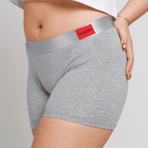 Dámské boxerky Nandes šedé - pohodlné bavlněné spodní prádlo pro ženy