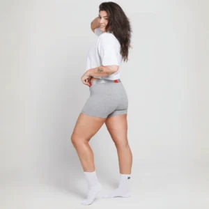 Dámské boxerky Nandes šedé - pohodlné bavlněné spodní prádlo pro ženy