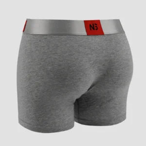 Dámské boxerky Nandes šedé - pohodlné bavlněné spodní prádlo pro ženy