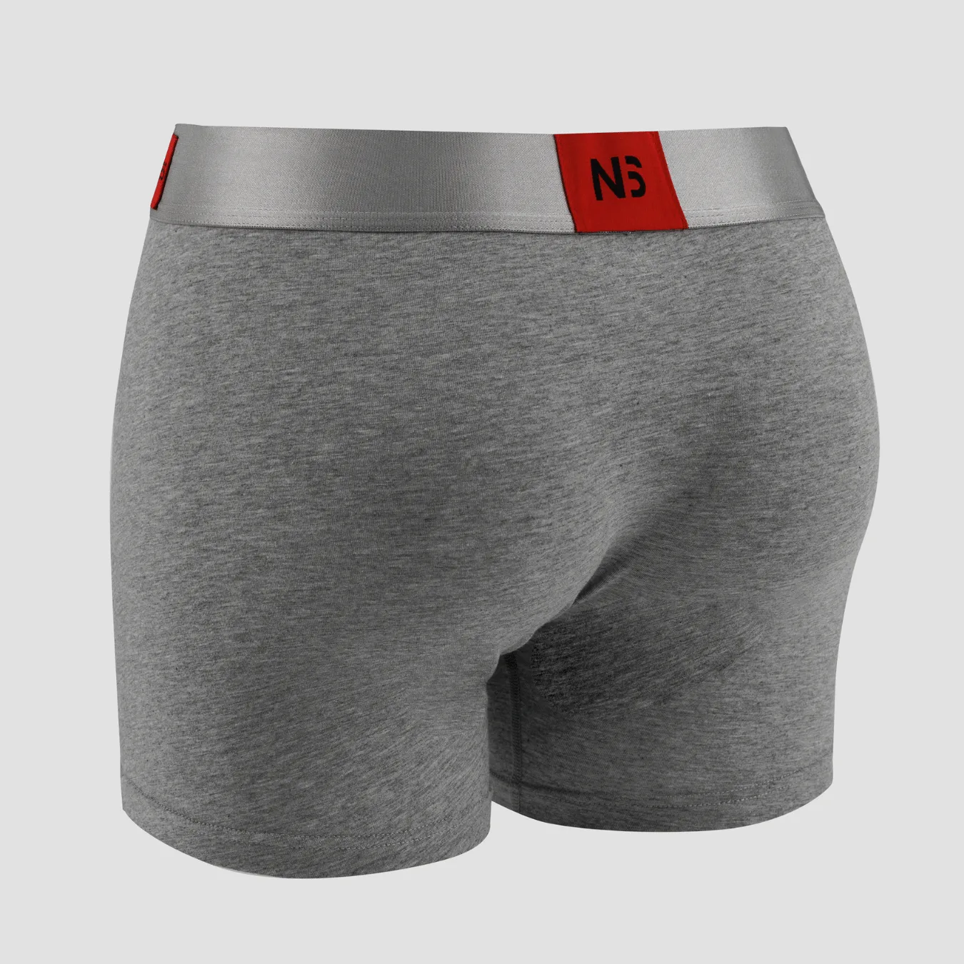 Dámské boxerky Nandes šedé - pohodlné bavlněné spodní prádlo pro ženy