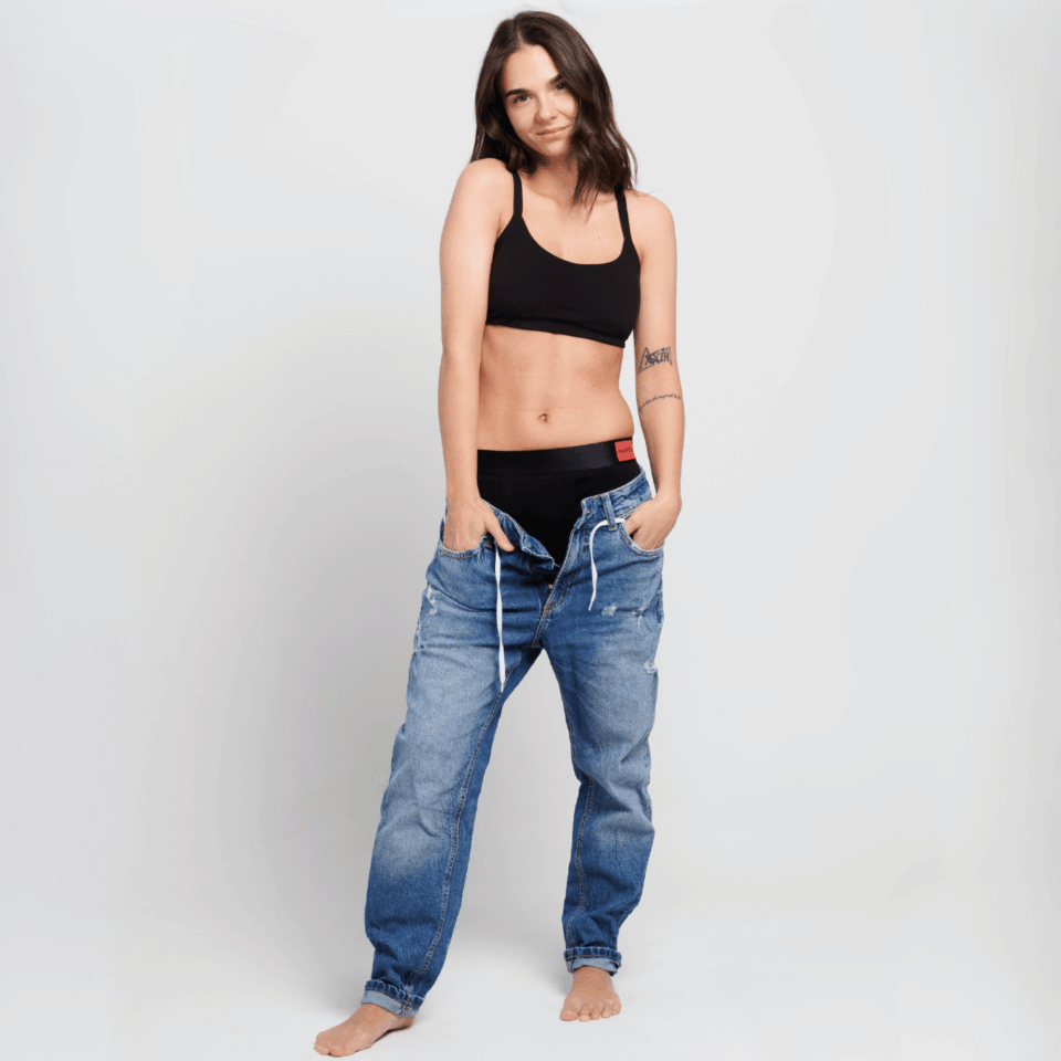 Dámské boxerky Nandes černé - pohodlné bavlněné spodní prádlo pro ženy