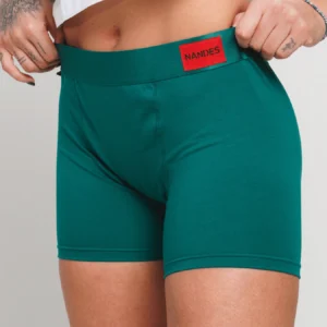 Dámské boxerky Nandes zelené - pohodlné bavlněné spodní prádlo pro ženy