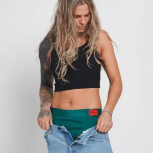 Dámské boxerky Nandes zelené - pohodlné bavlněné spodní prádlo pro ženy