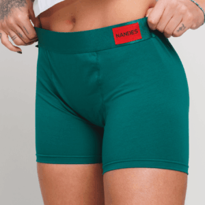 Dámské boxerky Nandes zelené - pohodlné bavlněné spodní prádlo pro ženy