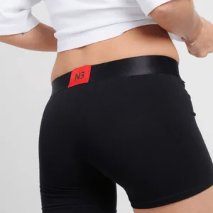 Dámské boxerky Nandes černé - pohodlné bavlněné spodní prádlo pro ženy