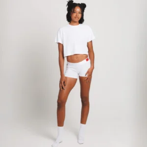 Dámské boxerky Nandes bílé - pohodlné bavlněné spodní prádlo pro ženy