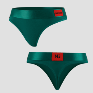 Dámská tanga zelená Nandes - bavlněné tanga kalhotky