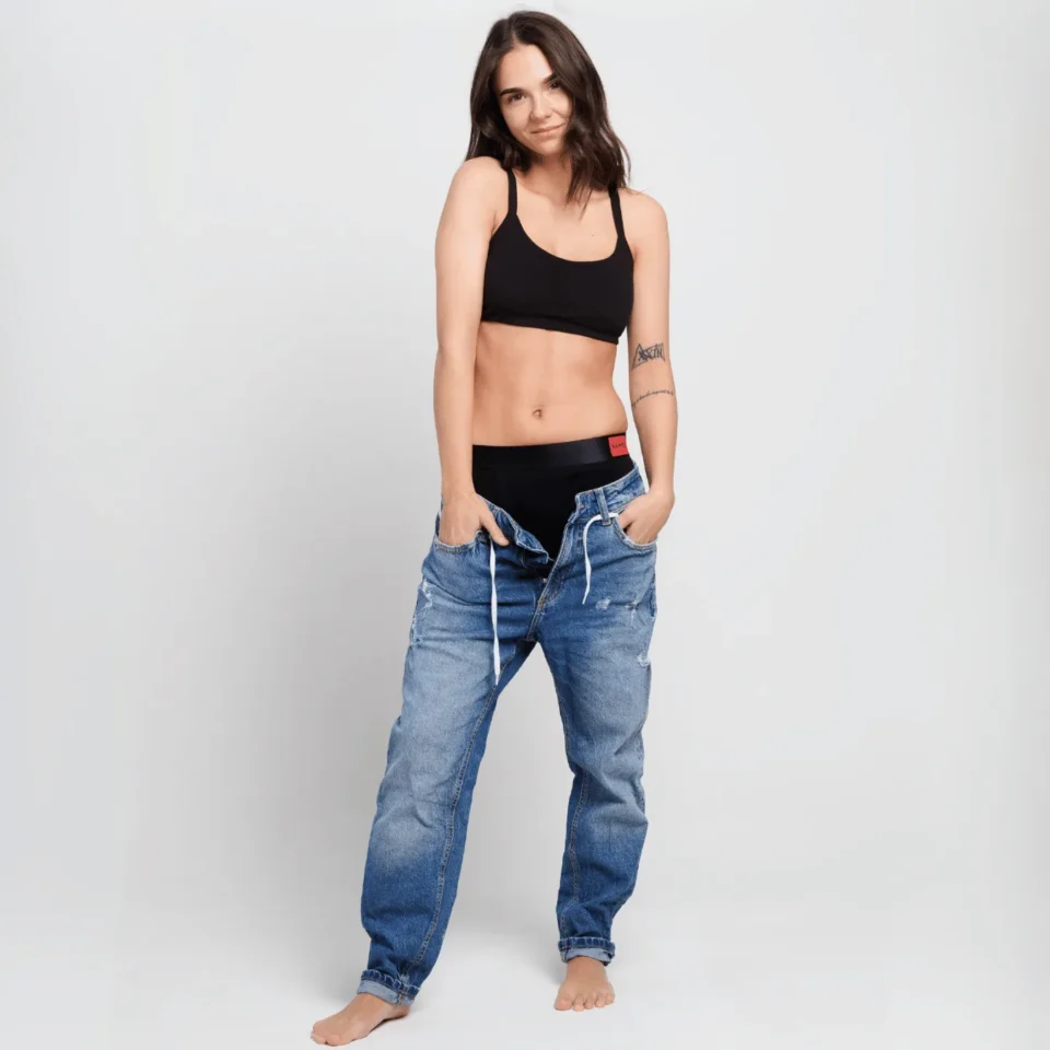 Dámské boxerky Nandes černé - pohodlné bavlněné spodní prádlo pro ženy