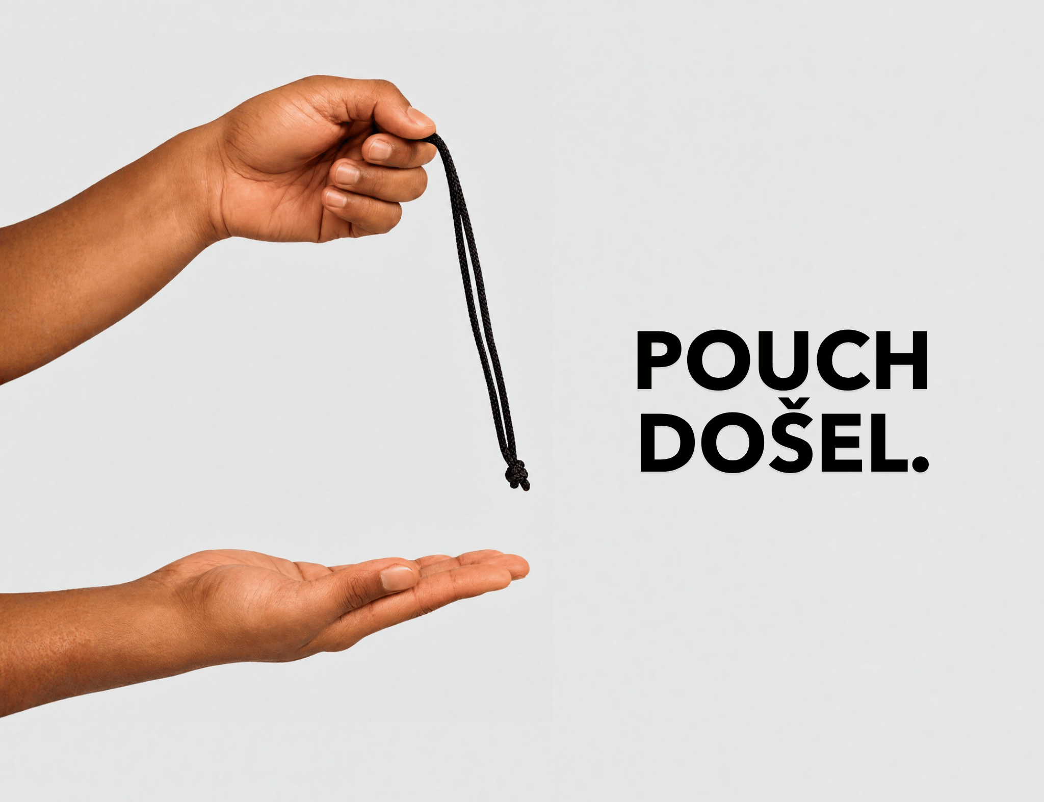 Saténový pouch Nandes.